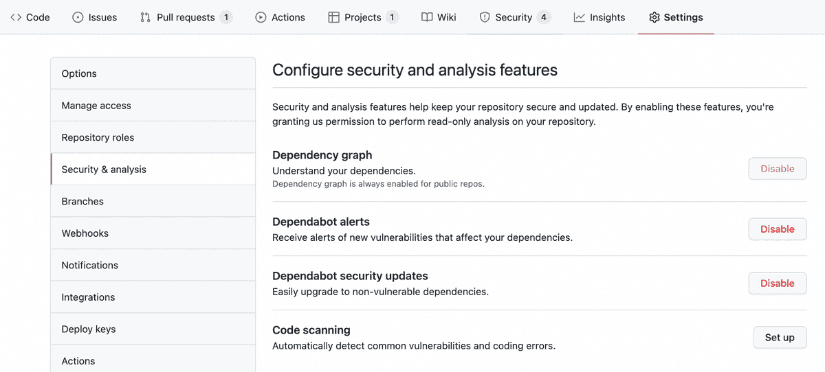 github-settings